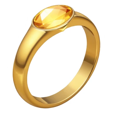 A GOLD RING BROKEN sticker
