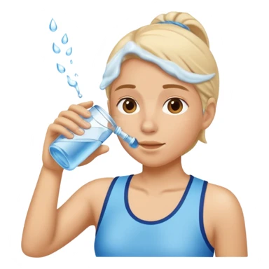 drinking water sticker