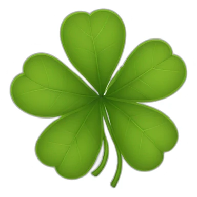 Trèfle à quatre feuilles sticker