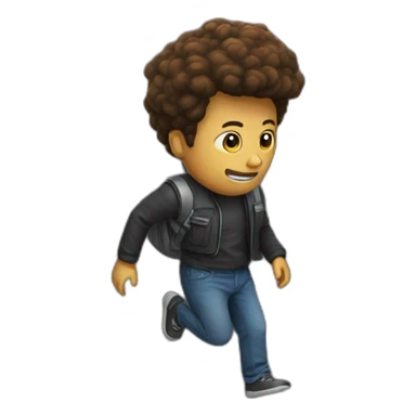 Walking into blackhole sticker