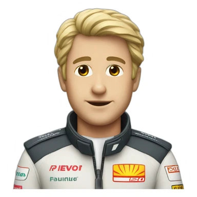 Formula 1 pilot  sticker