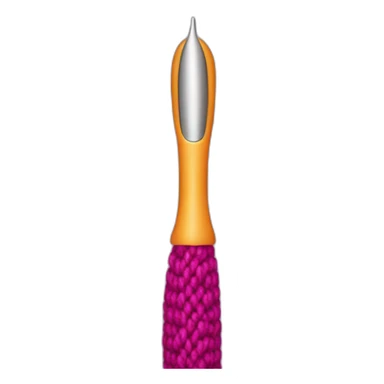 crochet hook sticker