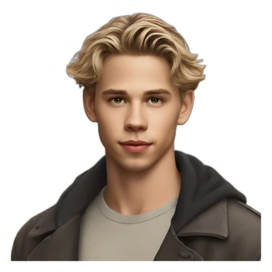 Austin Butler handsome actor dune sticker