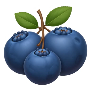 blueberries sticker
