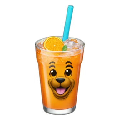 Scooby doo drink a fanta sticker