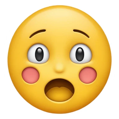 Basic emoji cringing sticker