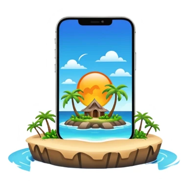 iPhone 14 Pro with Dynamic Island, sleek design sticker