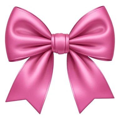 Pretty pink bow emoji sticker