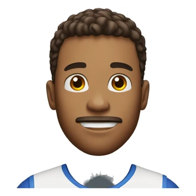 Long jumper man sticker