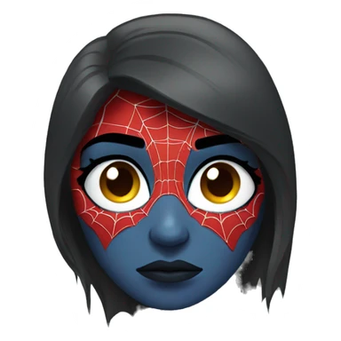 sad spiderwoman sticker