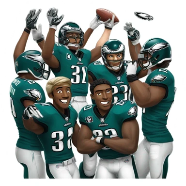 Eagles in Super Bowl sticker