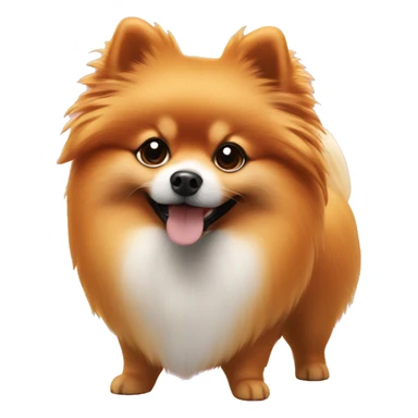 Pomeranian spitz color orange is UK🇬🇧 sticker