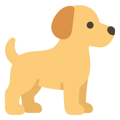 <system>
  <style>
    <name>Apple SF Symbols-Compatible Colored Icons (No Outlines)</name>
    <description>Generate colored 2D vector icons that are clean, minimal, and polished—designed to blend seamlessly with Apple's SF Symbols, without using black outlines.</description>
    <rules>
      <color>
        <palette>Soft, modern system-like colors (e.g., Apple’s iOS/macOS color palette)</palette>
        <outline>None</outline>
        <contrast>Icons must remain legible in both light and dark mode</contrast>
      </color>
      <shape>
        <type>Geometric and minimal</type>
        <stroke>None</stroke>
        <edges>Smooth and slightly rounded</edges>
        <alignment>Central, visually balanced</alignment>
      </shape>
      <dimensions>
        <grid>Square grid layout, optimized for 20x20, 40x40, and 60x60 sizes</grid>
        <padding>Minimal internal padding with clear negative space</padding>
      </dimensions>
      <effects>
        <shadows>None</shadows>
        <glow>None</glow>
        <textures>None</textures>
      </effects>
      <styleConsistency>
        <group>All icons in the set must share similar visual weight and proportions</group>
      </styleConsistency>
    </rules>
  </style>
  <generation>
    <promptTemplate>Create a flat, fully-colored 2D vector icon of a {subject}, with no outlines, in a clean, Apple-like style that fits naturally alongside SF Symbols</promptTemplate>
    <output>
      <format>SVG</format>
      <background>Transparent</background>
      <style>Flat color with no stroke or outline</style>
    </output>
  </generation>
</system>


{subject} = dog sticker