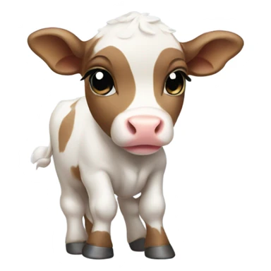 Baby calf sticker