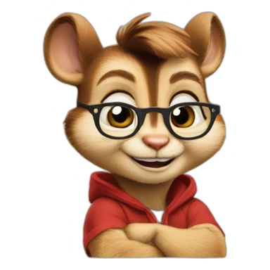 Alvin the chipmunk  sticker