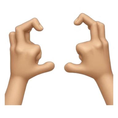 circle fingers punch game sticker