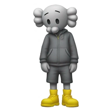 Kaws sticker