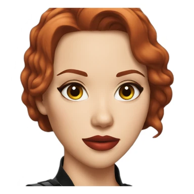 scarlett johansson black widow sticker