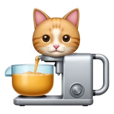 gato cociendo en una maquina de cocer sticker