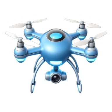 space explorer drone object icon, small futuristic drone with camera lens, glowing blue lights, sci-fi metal body, antenna details, 3D cartoon, mobile game icon style, centered, clean background, soft shadow, no text, no watermark
 
 sticker