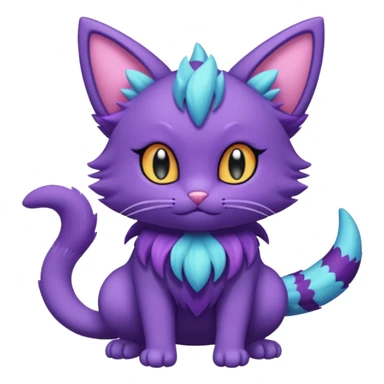  Fey Toony Sprigatito-Purrloin-fusion-hybrid sticker