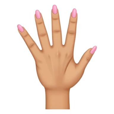 Extend your thumb, index finger, and middle finger straight out tuck your ring finger and pinkie sticker