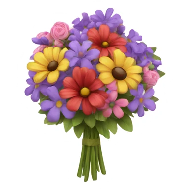 Beautiful bouquet of flowers sticker