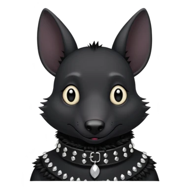 goth aardvark  sticker