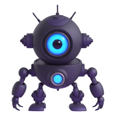 Watcher machine robot from Horizon Zero Dawn with blue eye sticker