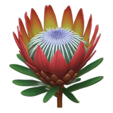 classic protea bold colours sticker