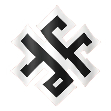 Swastika nazi flag sticker