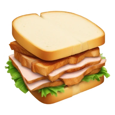 sandwich with smoked chicken sticker
