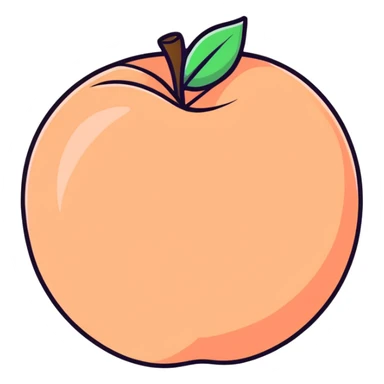 Best peach prize sticker
