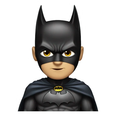 Batman with a cat sticker