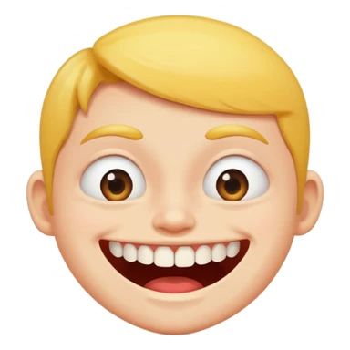 gap tooth stupid smile sticker