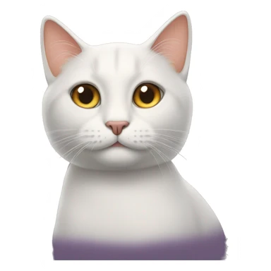 Star-Struck cat sticker