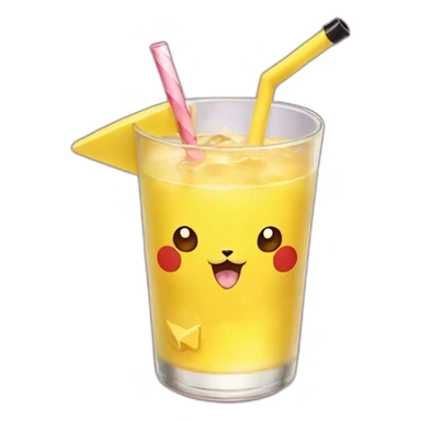 Pikachu drink  sticker