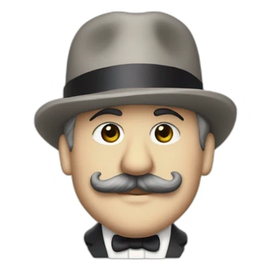 Agatha Christie's Poirot sticker