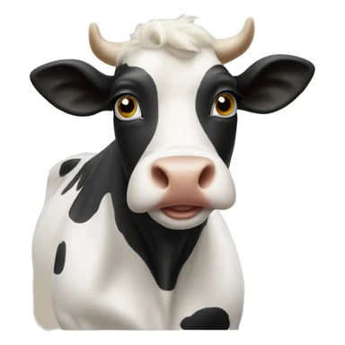 Chick-fil-a cow sticker