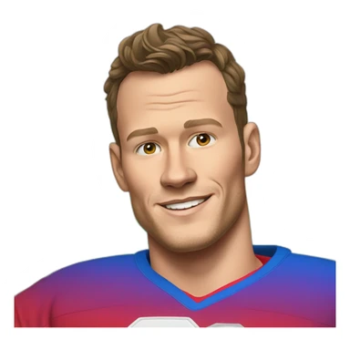 Jonathan Toews sitting on rainbow couch sticker