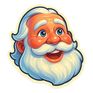 A face displaying an admiration emotion. sticker