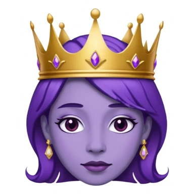 Purple royalty sticker