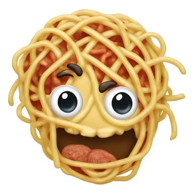 Spaghetti brains sticker