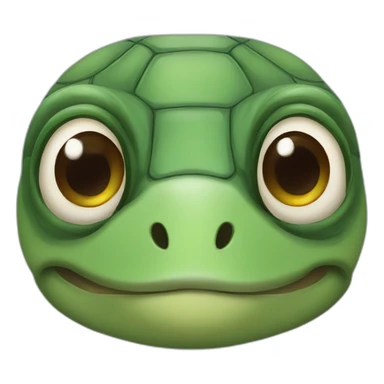 turtle with nosepin sticker