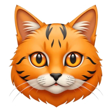 Katze mit aufgerissenen augen sticker