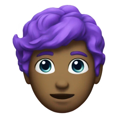 Purple galaxy potal sticker