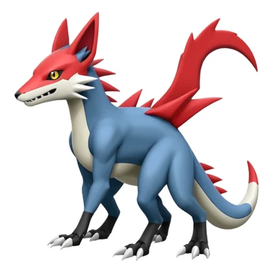 Zeraora-Salandit-Lombax-Sergal-Zangoose-Cyclizar-Genesect-Pokémon, full body sticker