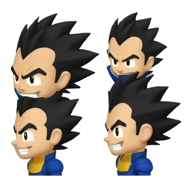 mini vegeta sticker