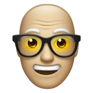 Fantôme en lunette sticker