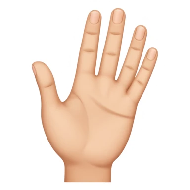 make a hand like the regular one but make it an L shape with the finger and thumb  sticker